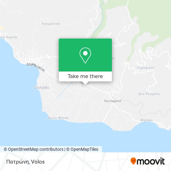 Πατρώνη map