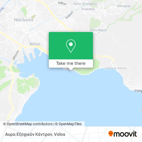 Αυρα Εξοχικόν Κέντρον map
