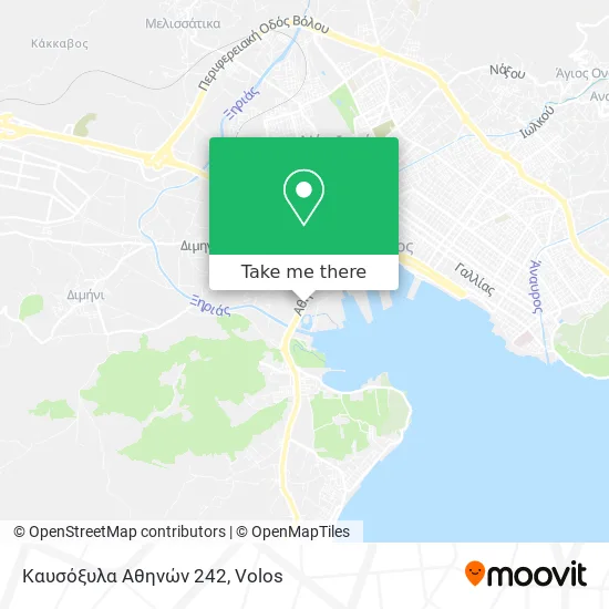 Καυσόξυλα Αθηνών 242 map