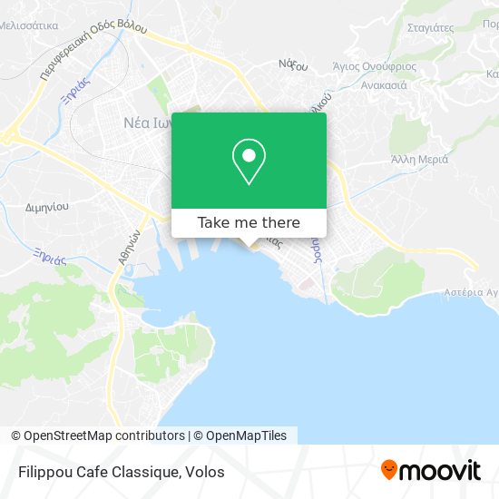Filippou Cafe Classique map