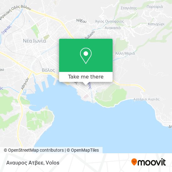 Αναυρος Ατβεε map