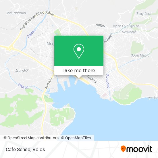 Cafe Senso map