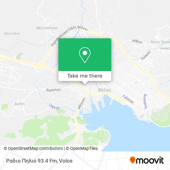 Ραδιο Πηλιο 93.4 Fm map