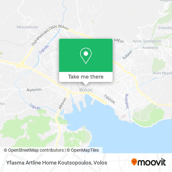 Yfasma Artline Home Koutsopoulos map