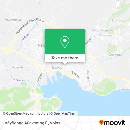 Λάγδαρης Αθανάσιος Γ. map