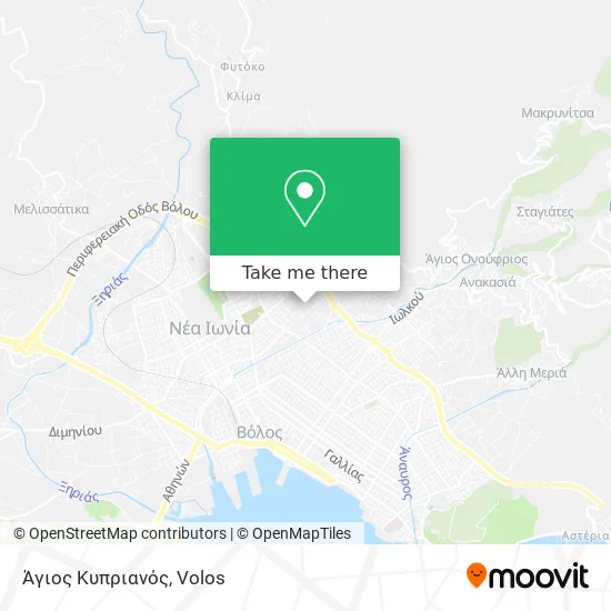 Άγιος Κυπριανός map