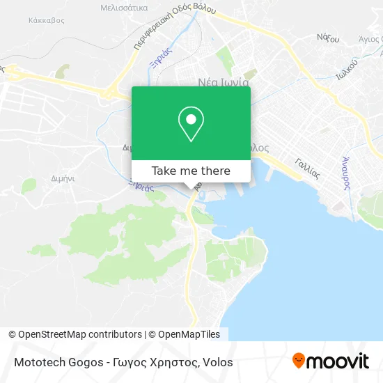 Mototech Gogos - Γωγος Χρηστος map