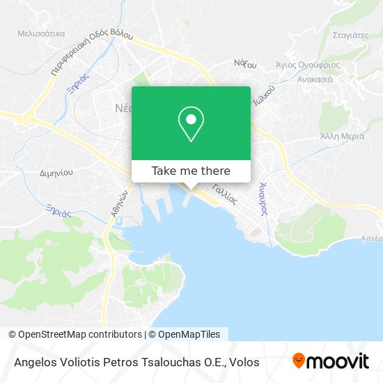 Angelos Voliotis Petros Tsalouchas O.E. map