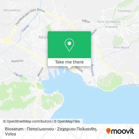Bioserum - Παπαϊωαννου - Ζαχαριου Πολυανθη map