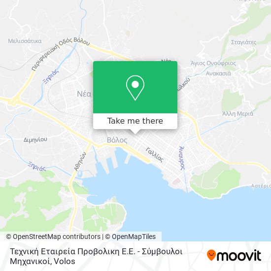 Τεχνική Εταιρεία Προβολικη Ε.Ε. - Σύμβουλοι Μηχανικοί map