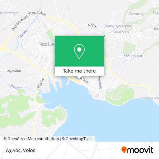Αχινός map