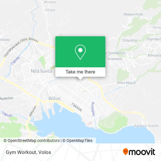 Gym Workout map