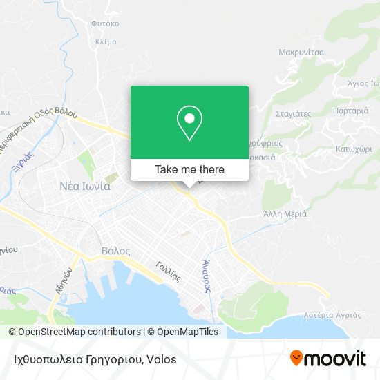 Ιχθυοπωλειο Γρηγοριου map