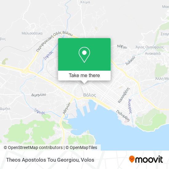 Theos Apostolos Tou Georgiou map