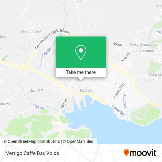 Vertigo Caffe Bar map