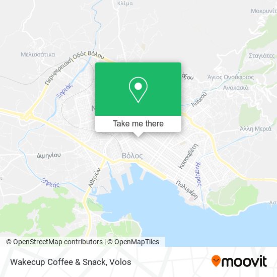 Wakecup Coffee & Snack map