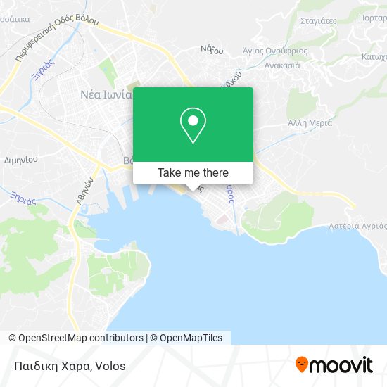 Παιδικη Χαρα map