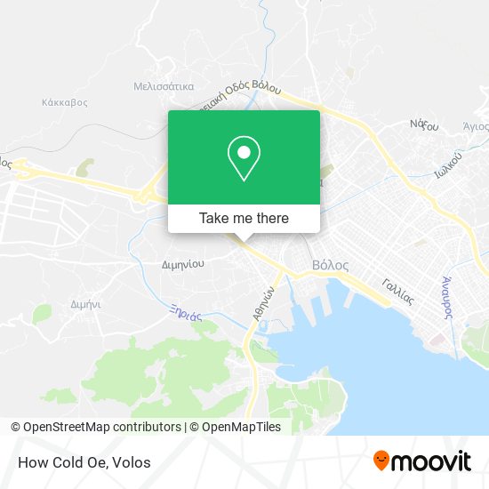 How Cold Oe map