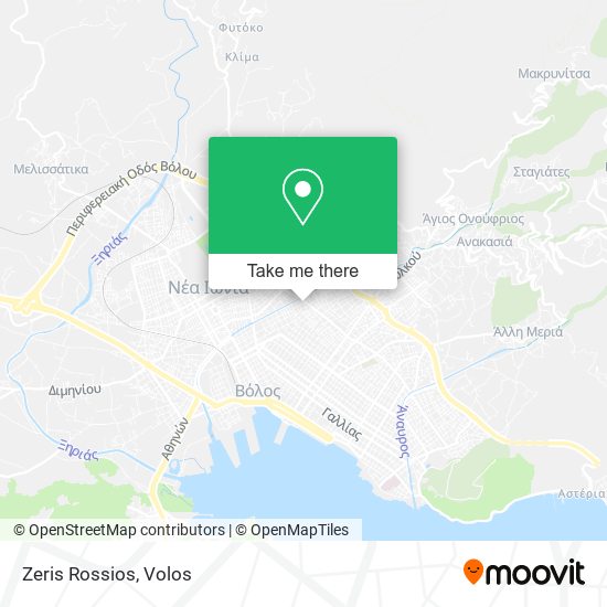 Zeris Rossios map