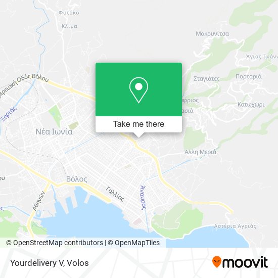 Yourdelivery V map