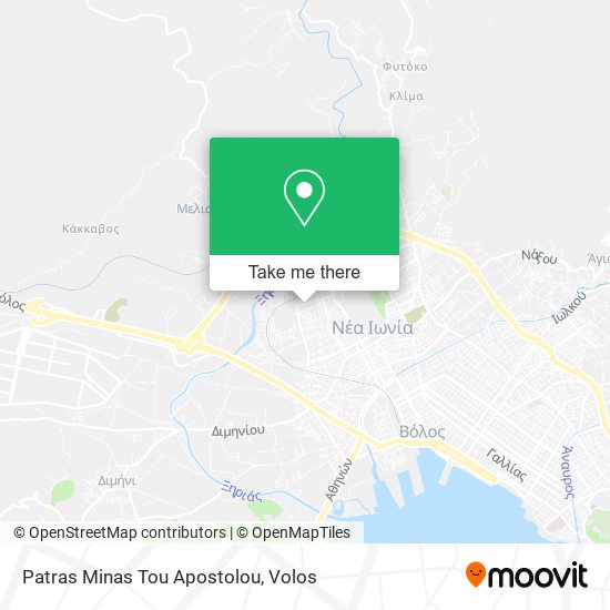 Patras Minas Tou Apostolou map
