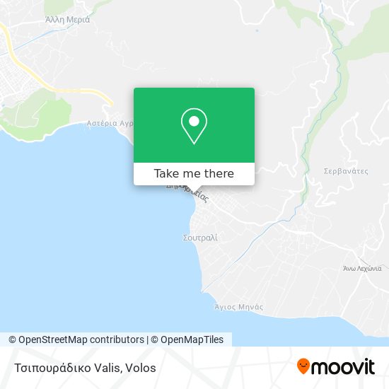Τσιπουράδικο Valis map