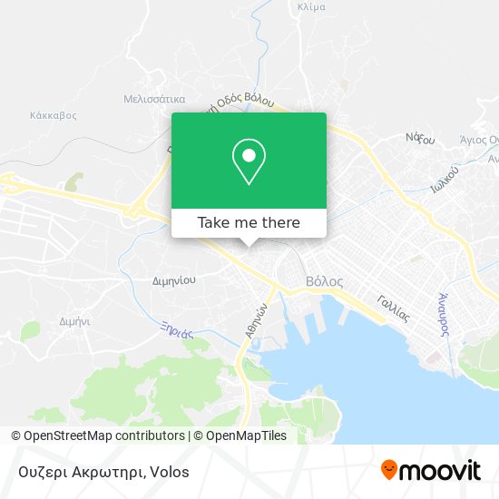 Ουζερι Ακρωτηρι map