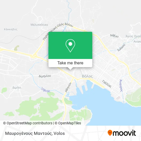 Μαυρογένους Μαντούς map