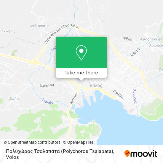 Πολυχώρος Τσαλαπάτα (Polychoros Tsalapata) map