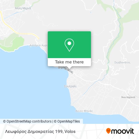 Λεωφόρος Δημοκρατίας 199 map