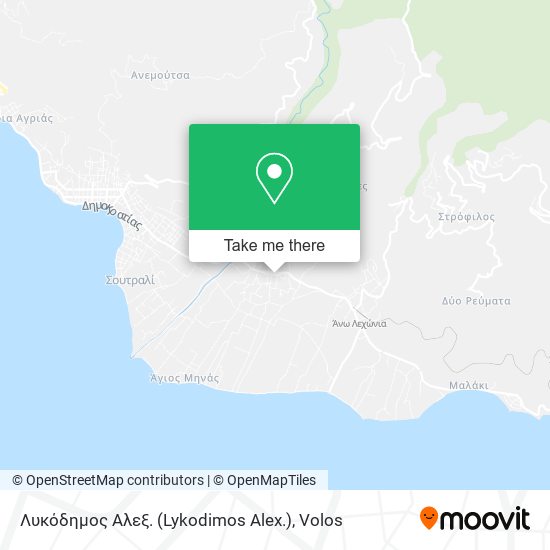 Λυκόδημος Αλεξ. (Lykodimos Alex.) map