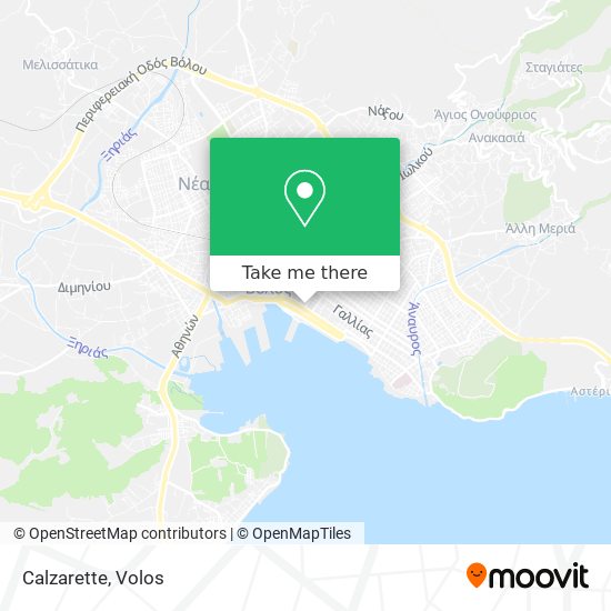 Calzarette map
