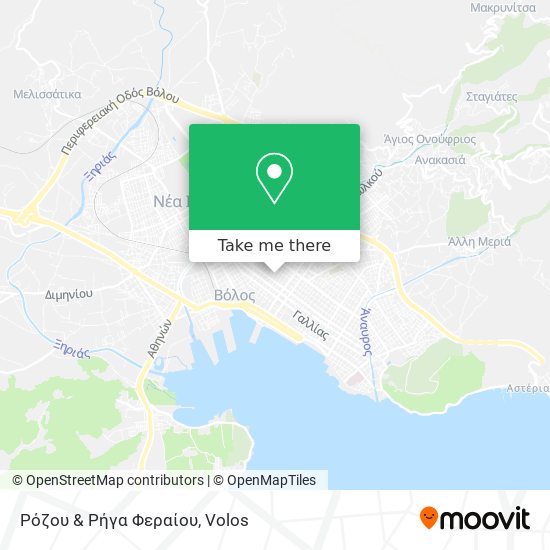 Ρόζου & Ρήγα Φεραίου map