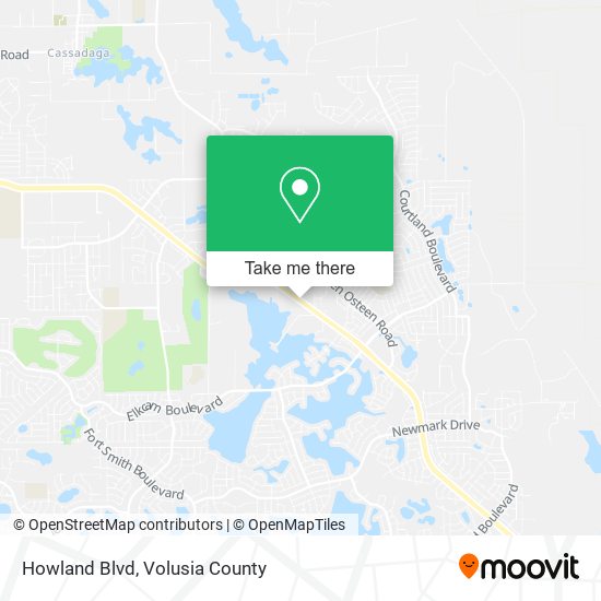 Howland Blvd map