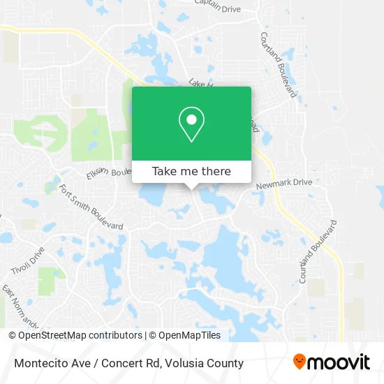 Montecito Ave / Concert Rd map