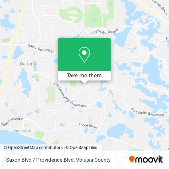 Saxon Blvd / Providence Blvd map