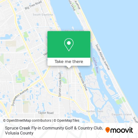 Mapa de Spruce Creek Fly-in Community Golf & Country Club