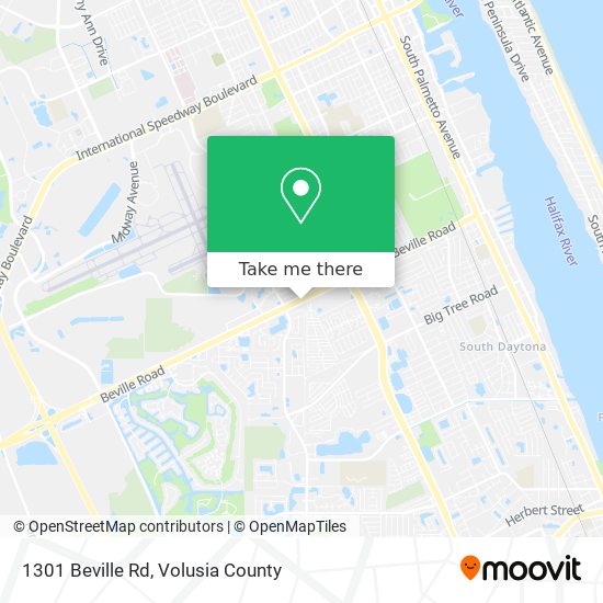 Mapa de 1301 Beville Rd