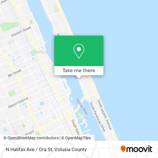 N Halifax Ave / Ora St map