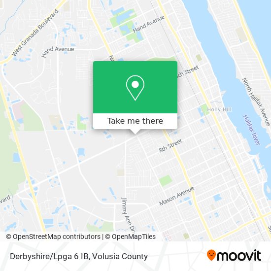 Derbyshire/Lpga 6 IB map