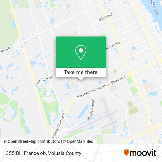 Mapa de 355 Bill France ob