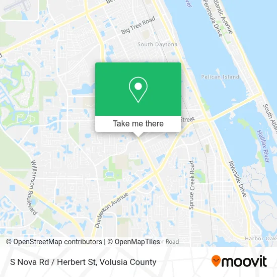 S Nova Rd / Herbert St map