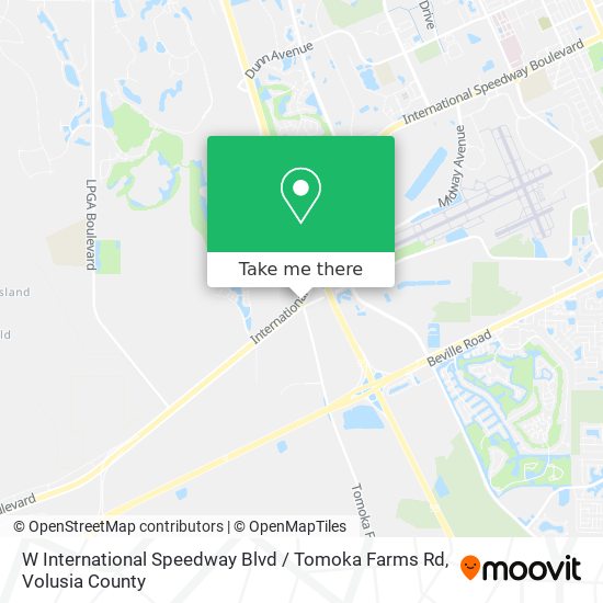 W International Speedway Blvd / Tomoka Farms Rd map