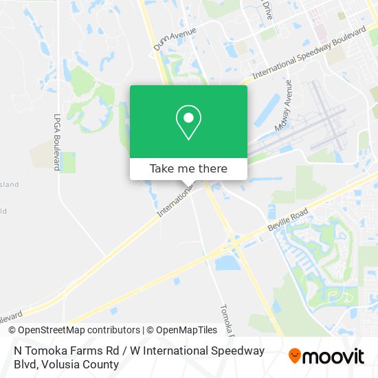 Mapa de N Tomoka Farms Rd / W International Speedway Blvd