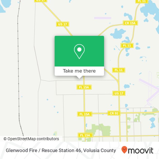 Glenwood Fire / Rescue Station 46 map