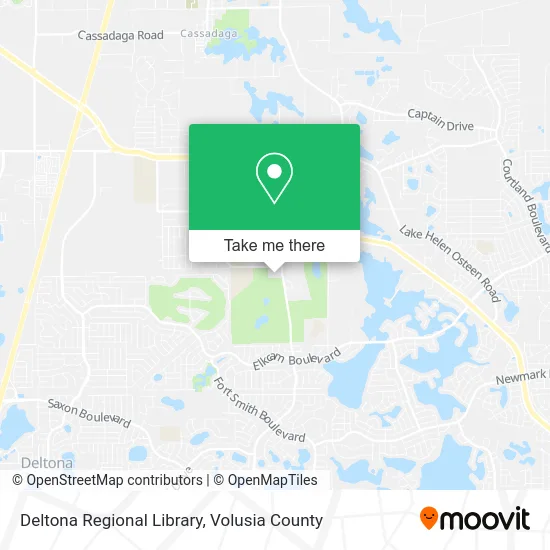 Deltona Regional Library map