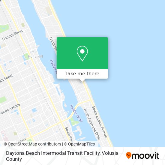 Mapa de Daytona Beach Intermodal Transit Facility