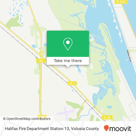 Mapa de Halifax Fire Department Station 13