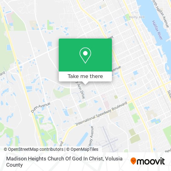 Mapa de Madison Heights Church Of God In Christ