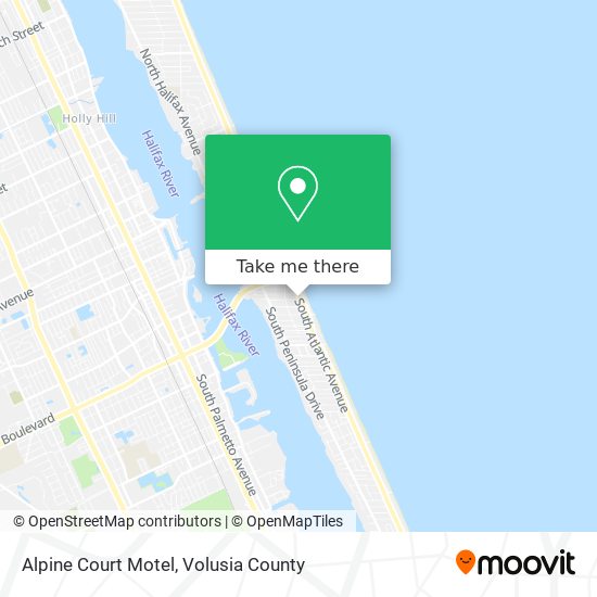 Alpine Court Motel map